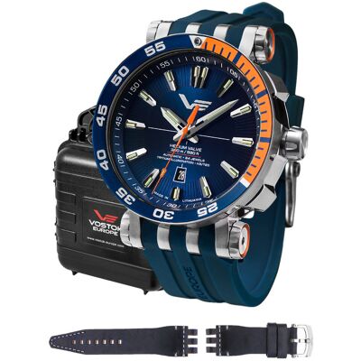 Zegarek Męski Vostok Europe NH35A-575A715S niebieski Zegarek Męski Vostok Europe NH35A-575A715S niebieski