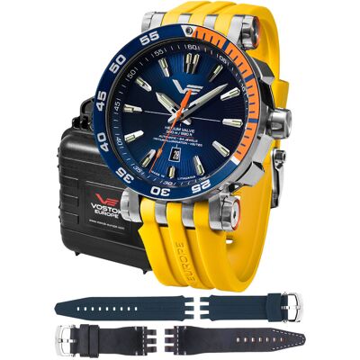 Zegarek Męski Vostok Europe NH35A-575A715SY żółty Zegarek Męski Vostok Europe NH35A-575A715SY żółty