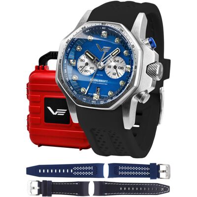 Zegarek Męski Vostok Europe VK64-640A700SB czarny Zegarek Męski Vostok Europe VK64-640A700SB czarny