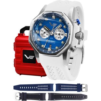 Zegarek Męski Vostok Europe VK64-640A700SW biały Zegarek Męski Vostok Europe VK64-640A700SW biały