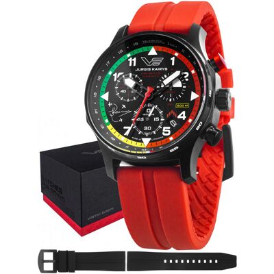 Zegarek Męski Vostok Europe VK68-592C775 czerwony Zegarek Męski Vostok Europe VK68-592C775 czerwony