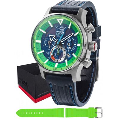 Zegarek Męski Vostok Europe VR42-595A733 niebieski Zegarek Męski Vostok Europe VR42-595A733 niebieski