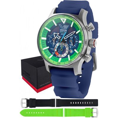Zegarek Męski Vostok Europe VR42-595A733SBL niebieski Zegarek Męski Vostok Europe VR42-595A733SBL niebieski