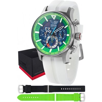 Zegarek Męski Vostok Europe VR42-595A733SW biały Zegarek Męski Vostok Europe VR42-595A733SW biały
