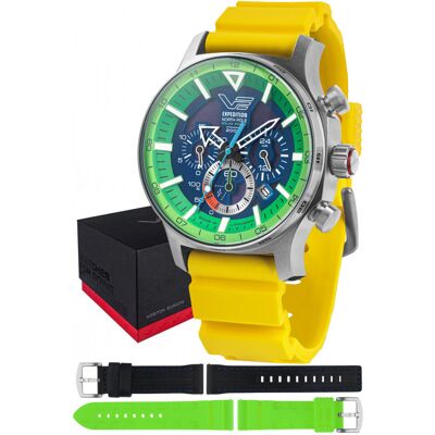 Zegarek Męski Vostok Europe VR42-595A733SY żółty Zegarek Męski Vostok Europe VR42-595A733SY żółty