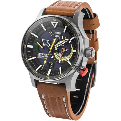 Zegarek Męski Vostok Europe VS57-595A735 brązowy Zegarek Męski Vostok Europe VS57-595A735 brązowy
