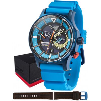 Zegarek Męski Vostok Europe VS57-595D736S niebieski Zegarek Męski Vostok Europe VS57-595D736S niebieski