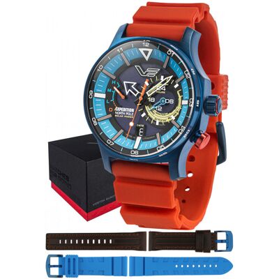 Zegarek Męski Vostok Europe VS57-595D736SR czerwony Zegarek Męski Vostok Europe VS57-595D736SR czerwony