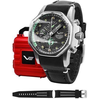 Zegarek Męski Vostok Europe YM86-640A695 czarny Zegarek Męski Vostok Europe YM86-640A695 czarny