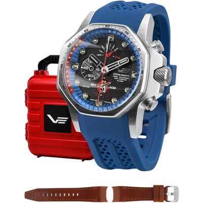 Zegarek Męski Vostok Europe YM86-640A696S niebieski Zegarek Męski Vostok Europe YM86-640A696S niebieski