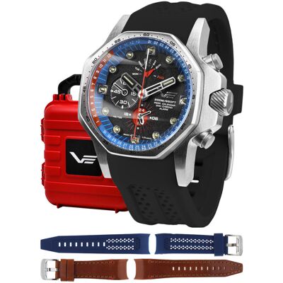 Zegarek Męski Vostok Europe YM86-640A696SB czarny Zegarek Męski Vostok Europe YM86-640A696SB czarny