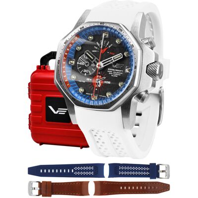 Zegarek Męski Vostok Europe YM86-640A696SW biały Zegarek Męski Vostok Europe YM86-640A696SW biały