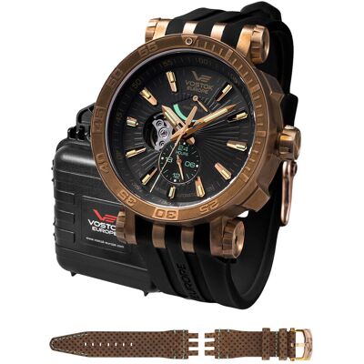 Zegarek Męski Vostok Europe YN84-575O540S brązowy Zegarek Męski Vostok Europe YN84-575O540S brązowy