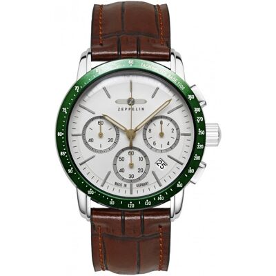 Zegarek Męski Zeppelin 8878-4 Brązowy Sportowy Zegarek Męski Zeppelin 8878-4 Brązowy Sportowy