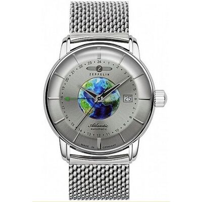 Zegarek Męski Zeppelin Atlantic Automatic Gmt Zegarek Męski Zeppelin Atlantic Automatic Gmt