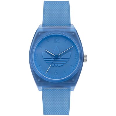 Zegarek niebieski na pasku ADIDAS wodoodporny WR50 Zegarek niebieski na pasku ADIDAS wodoodporny WR50