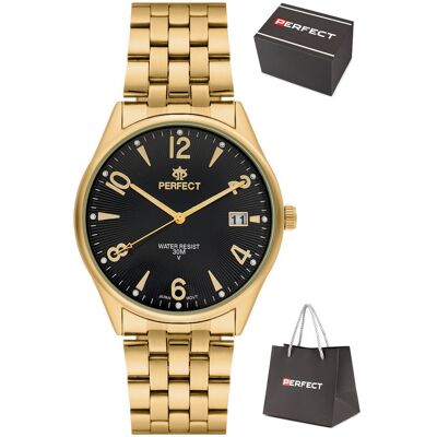 Zegarek Perfect M141T-05 męski klasyczny czytelny 42 mm Zegarek Perfect M141T-05 męski klasyczny czytelny 42 mm