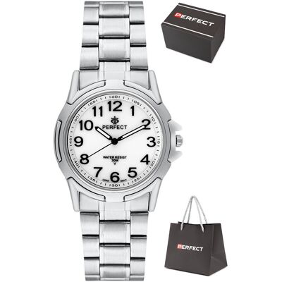 Zegarek Perfect P011-01 męski klasyczny czytelny 40 mm Zegarek Perfect P011-01 męski klasyczny czytelny 40 mm