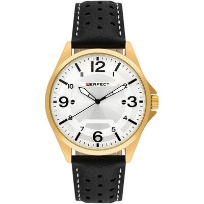 Zegarek Perfect W120-03 męski perforowany pasek Zegarek Perfect W120-03 męski perforowany pasek