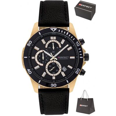 Zegarek Perfect W502CH-03 męski chronograf 46 mm Zegarek Perfect W502CH-03 męski chronograf 46 mm