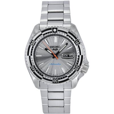 Zegarek Seiko 5 Sports Skx Style Special Edition Stainless Steel Silver Dial Automatic Srpk09k1 100m Men'S Watch Zegarek Seiko 5 Sports Skx Style Special Edition Stainless Steel Silver Dial Automatic Srpk09k1 100m Men'S Watch