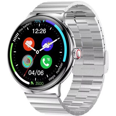 Zegarek Smartwatch Damski Hagen Hb10.111.1111 Srebrny Zegarek Smartwatch Damski Hagen Hb10.111.1111 Srebrny