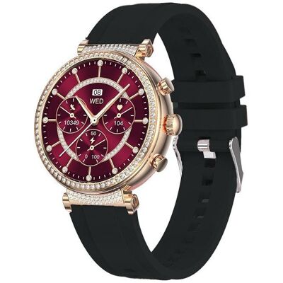 Zegarek Smartwatch Damski Hagen Hb43.210.534 Różowe Złoto Zegarek Smartwatch Damski Hagen Hb43.210.534 Różowe Złoto