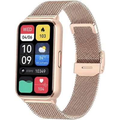 Zegarek Smartwatch Damski Hagen Hb52.115.1415 Różowe Złoto Zegarek Smartwatch Damski Hagen Hb52.115.1415 Różowe Złoto