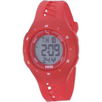 Zegarek Sportowy Unisex Puma Lcd P6023 Kwarcowy Czerwony Zegarek Sportowy Unisex Puma Lcd P6023 Kwarcowy Czerwony