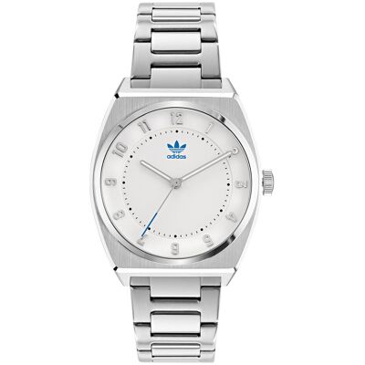 Zegarek srebrny na bransolecie ADIDAS wodoodporny WR50 Zegarek srebrny na bransolecie ADIDAS wodoodporny WR50