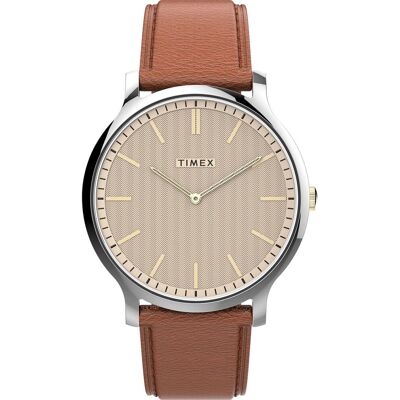 Zegarek Timex Tw2v28200 Męski Brązowy Kwarcowy Zegarek Timex Tw2v28200 Męski Brązowy Kwarcowy