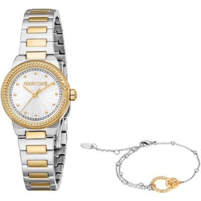 Zestaw Damski Roberto Cavalli Rc5l117m0055 Złoty Fashion Na Prezent Zestaw Damski Roberto Cavalli Rc5l117m0055 Złoty Fashion Na Prezent