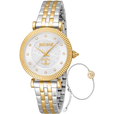 Zestaw Just Cavalli Unleashed JC1L266M0055 Zegarek damski Zestaw Just Cavalli Unleashed JC1L266M0055 Zegarek damski