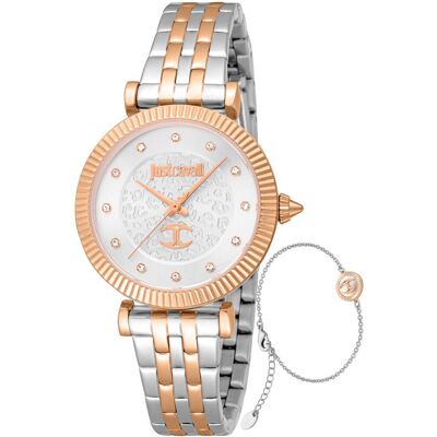 Zestaw Just Cavalli Unleashed Jc1l266m0065 Zegarek Damski Zestaw Just Cavalli Unleashed Jc1l266m0065 Zegarek Damski