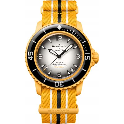 Blancpain X Swatch Scuba Fifty Fathoms Pacific Ocean Nowy Zegarek Blancpain X Swatch Scuba Fifty Fathoms Pacific Ocean Nowy Zegarek
