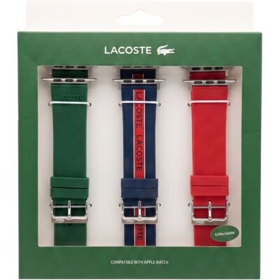 Pasek Silikonowy Lacoste Do Zegarka Apple Watch 42/44 Mm Zestaw 3 Sztuki Pasek Silikonowy Lacoste Do Zegarka Apple Watch 42/44 Mm Zestaw 3 Sztuki