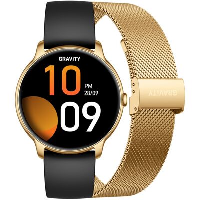 Smartwatch Damski Gravity Gt31-2 - Amoled, Dodatkowy Pasek (Sg052a) Smartwatch Damski Gravity Gt31-2 - Amoled, Dodatkowy Pasek (Sg052a)