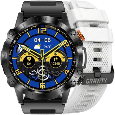 Smartwatch Męski Gravity Gt20-8 - Amoled, Dodatkowy Pasek (Sg024g) Smartwatch Męski Gravity Gt20-8 - Amoled, Dodatkowy Pasek (Sg024g)