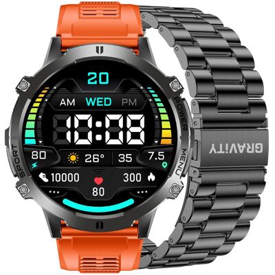 Smartwatch Męski Gravity Gt42-5 - Amoled, Dodatkowa Bransoleta (Sg056e) Smartwatch Męski Gravity Gt42-5 - Amoled, Dodatkowa Bransoleta (Sg056e)