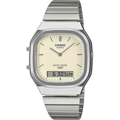 Zegarek Casio Vintage Aq-240e-7a2ef Srebrny Zegarek Casio Vintage Aq-240e-7a2ef Srebrny