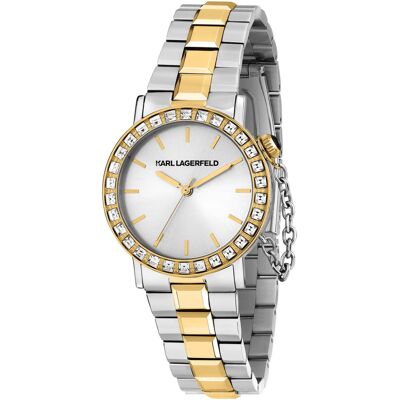 Zegarek Damski Karl Lagerfeld R0553100504 Srebrny Zegarek Damski Karl Lagerfeld R0553100504 Srebrny