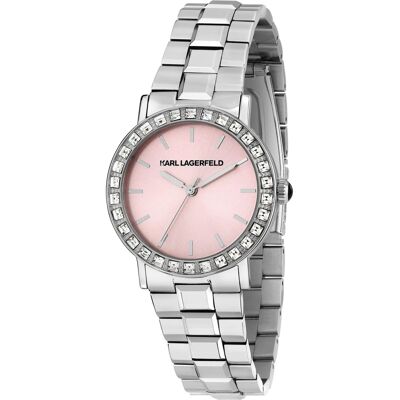 Zegarek Damski Karl Lagerfeld R0553100512 Srebrny Zegarek Damski Karl Lagerfeld R0553100512 Srebrny