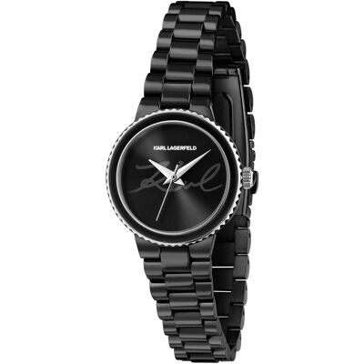 Zegarek Damski Karl Lagerfeld R0553104506 Czarny Zegarek Damski Karl Lagerfeld R0553104506 Czarny