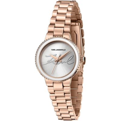 Zegarek Damski Karl Lagerfeld R0553104507 Różowe Złoto Zegarek Damski Karl Lagerfeld R0553104507 Różowe Złoto