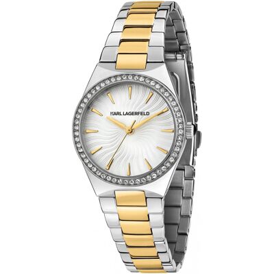 Zegarek Damski Karl Lagerfeld R0553105505 Srebrny Zegarek Damski Karl Lagerfeld R0553105505 Srebrny