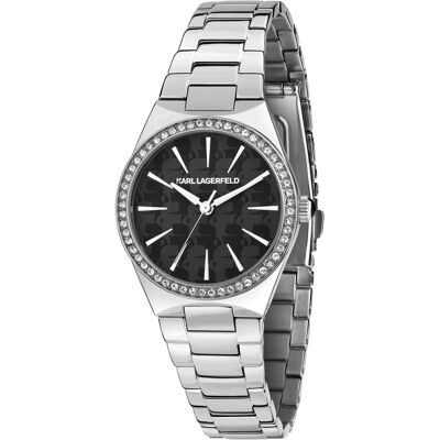 Zegarek Damski Karl Lagerfeld R0553105511 Srebrny Zegarek Damski Karl Lagerfeld R0553105511 Srebrny