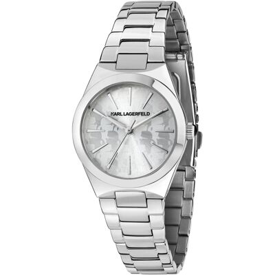 Zegarek Damski Karl Lagerfeld R0553105512 Srebrny Zegarek Damski Karl Lagerfeld R0553105512 Srebrny