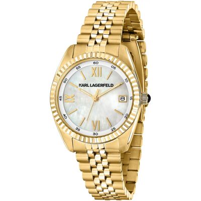 Zegarek Damski Karl Lagerfeld R0553108505 Złoty Zegarek Damski Karl Lagerfeld R0553108505 Złoty