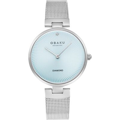 Zegarek Damski Obaku Denmark V256lxcmmc Srebrny Zegarek Damski Obaku Denmark V256lxcmmc Srebrny