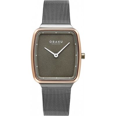 Zegarek Damski Obaku Denmark V267lxpumu Szary Zegarek Damski Obaku Denmark V267lxpumu Szary
